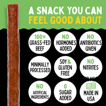 Variety - Original, Jalapeño, Chimichurri, 100% Grass-Fed Beef Sticks (No Sugar)