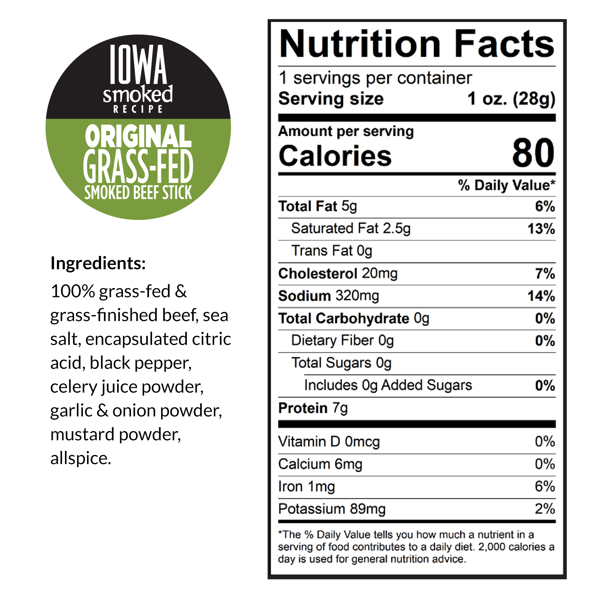 12 Flavor Variety Meat Sticks. No Added Nitrates, Gluten, Soy, MSG, Dairy, Nuts. 8 Grass-fed Beef Flavors, 3 Free-range Turkey Flavors & 1 Natural Pork Flavor (1 Of Each, 12-cnt, 1-oz Stick
