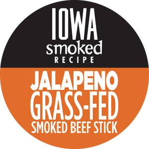 Jalapeño - Iowa Smoked Recipe, 100% Grass-Fed Beef Sticks (20% Off: LIGHTWEIGHT, total weight will still be 12 or 24 ounces depending on pack count, Best By Date of 12/12/2024, ALL SALES ARE FINAL)